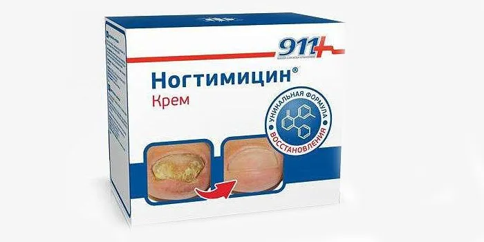 911 Ногтимицин, крем, 30 мл, 1 шт.