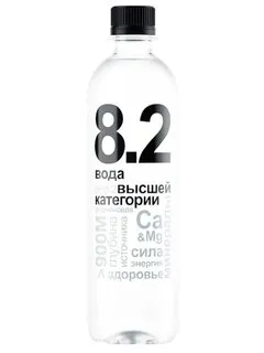 8.2 Вода родниковая питьевая, вода питьевая негазированная, 0.5 л, 1 шт.