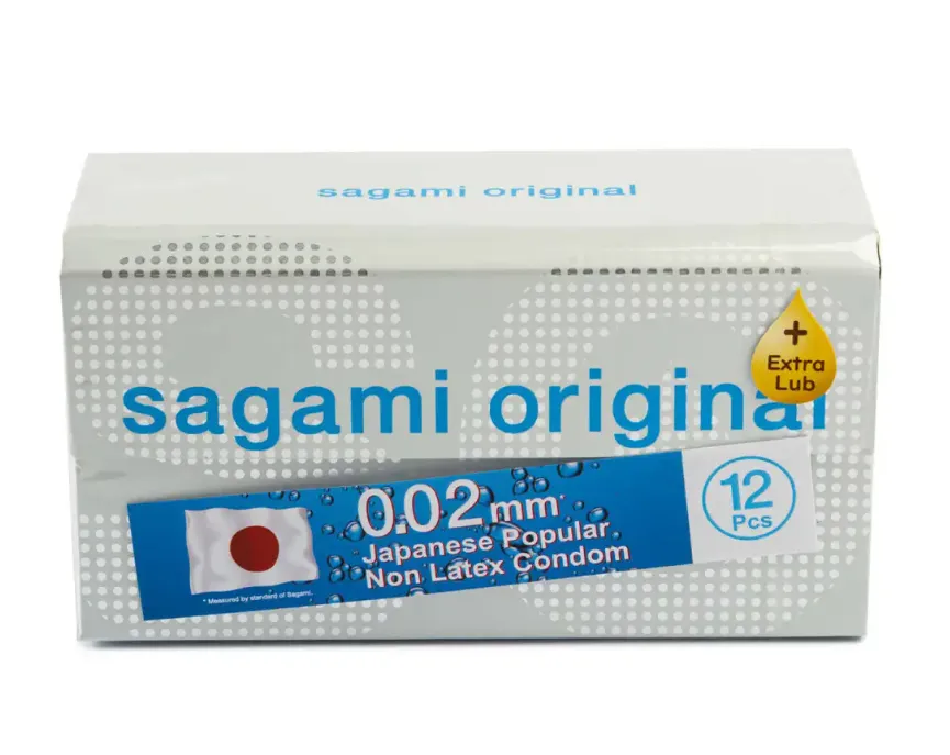 Sagami Original 0.02 Extra Lub Презервативы, 12 шт.