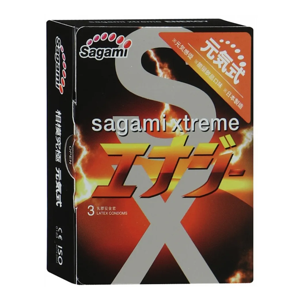 Sagami Xtreme Energy Презервативы, презерватив, 3 шт.