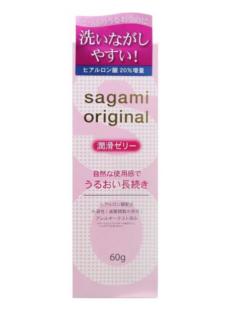 Sagami Original Гель-смазка на водной основе, лубрикант, 60 г, 1 шт.