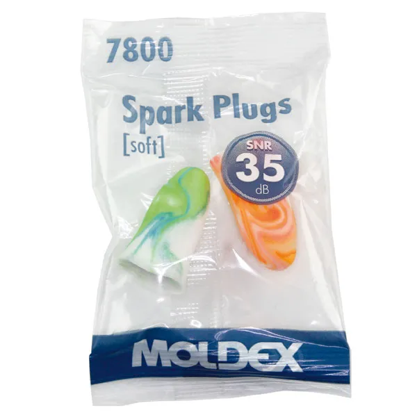 Беруши Moldex Spark Plugs Soft, 7800, soft, 2 шт.