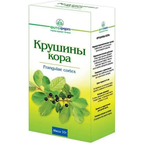 Крушины кора, сырье растительное измельченное, 50 г, 1 шт., Фитофарм