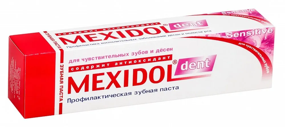 Mexidol dent Sensitive Зубная паста, паста зубная, 65 г, 1 шт.