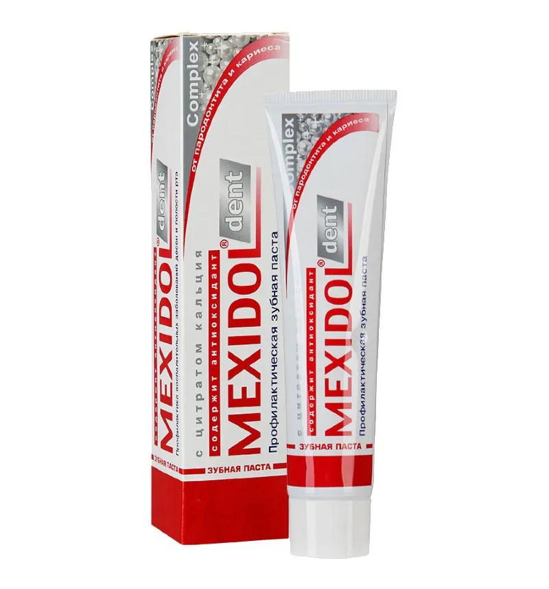 Mexidol dent Complex Зубная паста, паста зубная, 65 г, 1 шт.