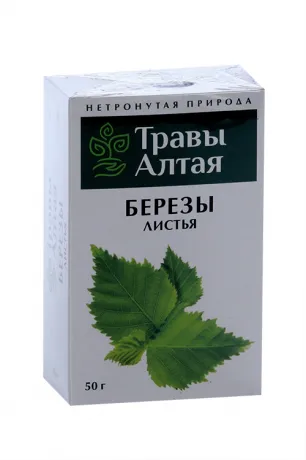 Травы Алтая Березы листья, фиточай, 50 г, 1 шт.