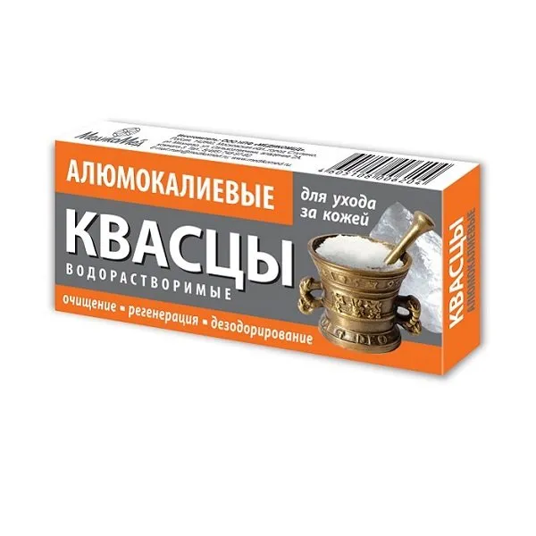 Квасцы алюмокалиевые, порошок, водорастворимые, 100 г, 1 шт.