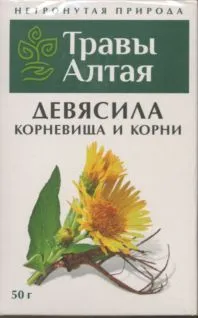 Травы Алтая Девясила корневища и корни, фиточай, 50 г, 1 шт.