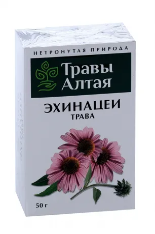 Травы Алтая Эхинацея трава, фиточай, 50 г, 1 шт.