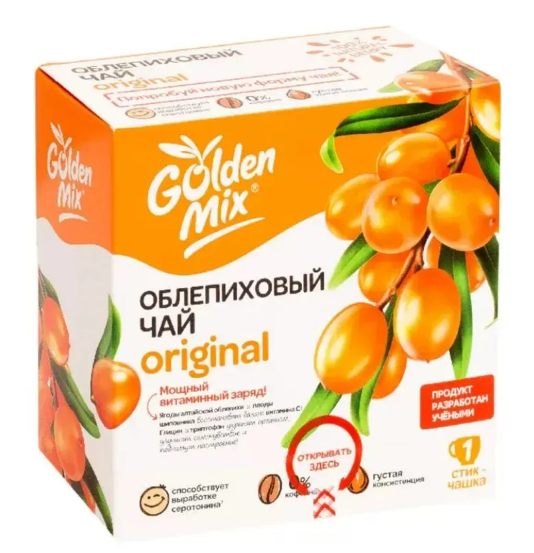 Golden Mix Чай облепиховый Original, чай, 21 шт.