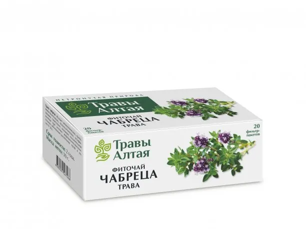 Травы Алтая Фиточай Чабреца трава, фиточай, 1,5 г, 20 шт.