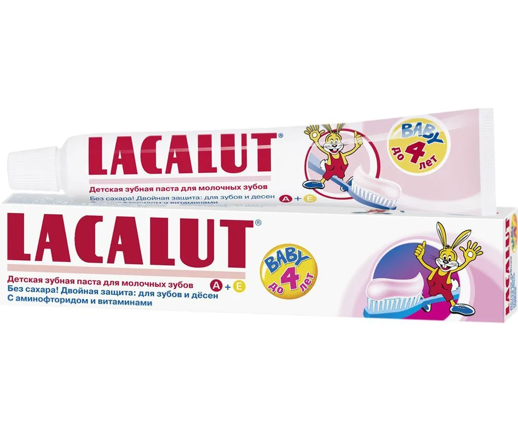 Lacalut Baby Зубная паста до 4х лет, паста зубная, 50 мл, 1 шт.