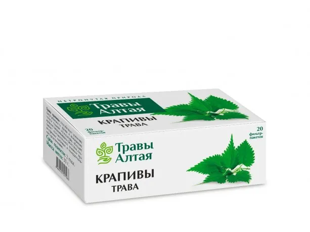 Травы Алтая Крапивы трава, фиточай, 1.5 г, 20 шт.