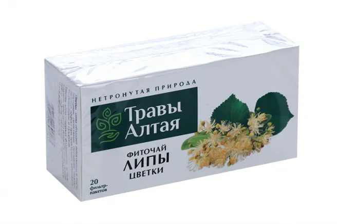 Травы Алтая Фиточай Липы цветки, фиточай, 1,5 г, 20 шт.