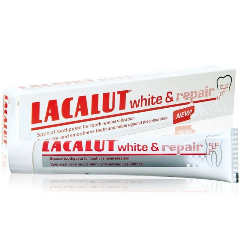 Lacalut White&Repair зубная паста, паста зубная, 50 мл, 1 шт.