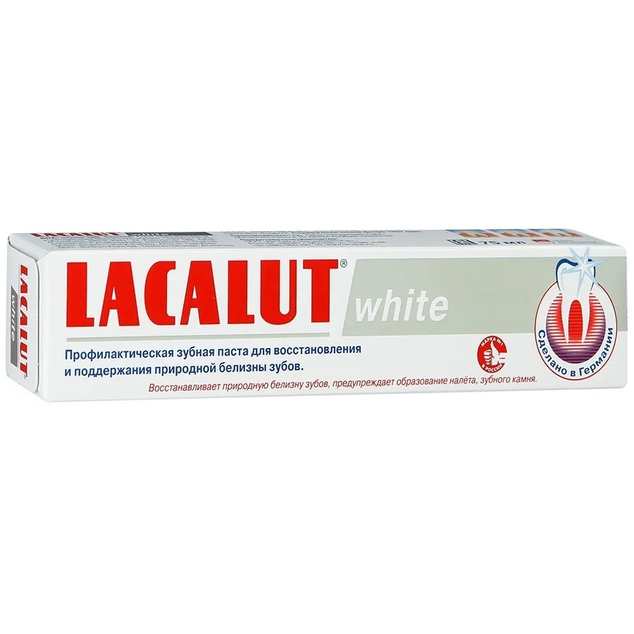 Lacalut White Зубная паста, паста зубная, 50 г, 1 шт.