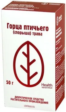 Горца птичьего (Спорыша) трава, сырье растительное измельченное, 50 г, 1 шт., Здоровье фирма