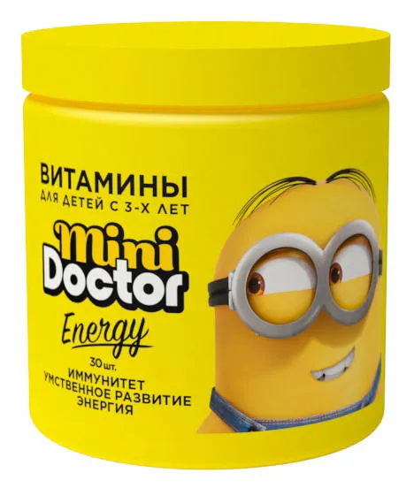 MINI Doctor Energy, пастилки жевательные, 30 шт.