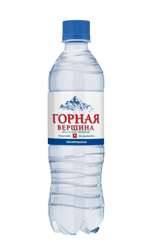 Горная Вершина Вода питьевая, негазированная, 0.5 л, 1 шт.