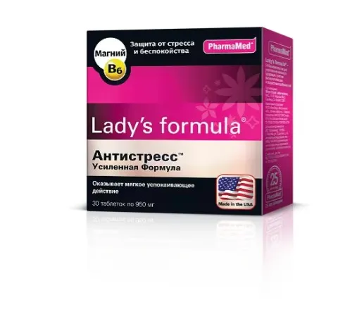 Lady's formula Антистресс усиленная формула, таблетки, 30 шт.