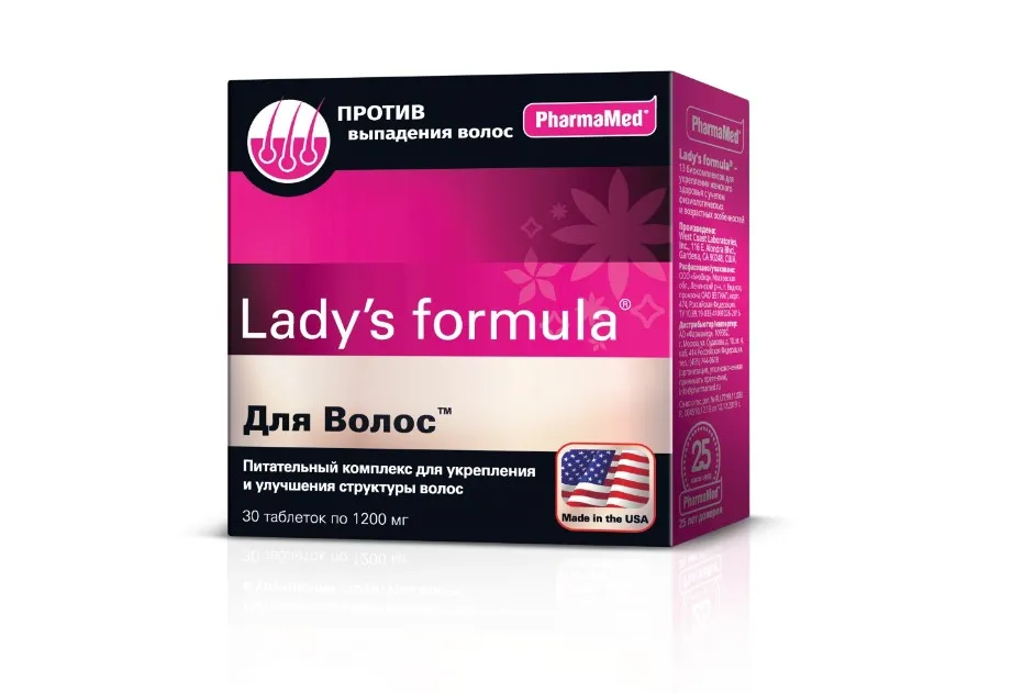 Lady's formula Для волос, таблетки, 30 шт.