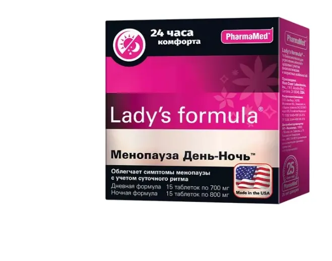 Lady’s formula Менопауза День-Ночь, таблеток набор, 30 шт.