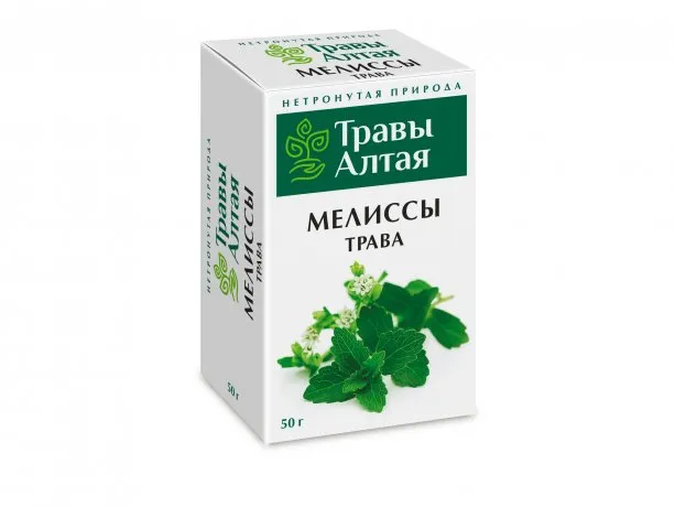 Травы Алтая Мелиссы трава, фиточай, 50 г, 1 шт.