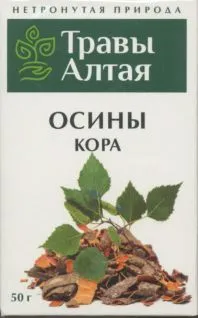 Травы Алтая Осины кора, 50 г, 1 шт.