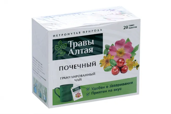 Травы Алтая Почечный чай, экстракт гранулированный, 8 г, 20 шт.