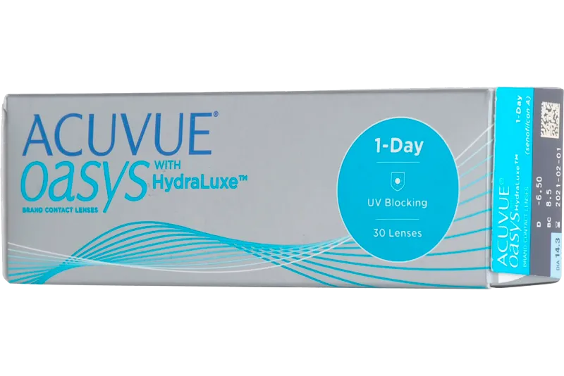 Acuvue Oasys 1-Day Линзы контактные Однодневные, BC=8,5 d=14,3, D(-2.75), стерильно, 30 шт.