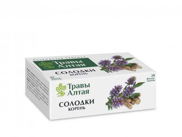 Травы Алтая Солодки корень, фиточай, 1,5 г, 20 шт.