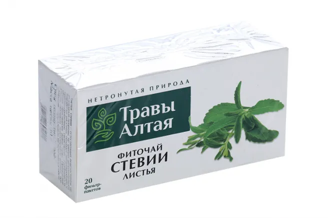 Травы Алтая Стевии лист, фиточай, 1.5 г, 20 шт.