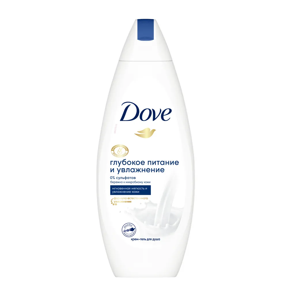 Dove Крем-гель для душа Глубокое питание и увлажнение, крем-гель, 250 мл, 1 шт.