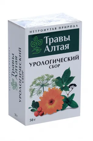 Травы Алтая Урологический сбор, фиточай, 50 г, 1 шт.