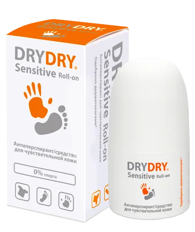 Dry Dry Sensitive средство для чувствительной кожи, 50 мл, 1 шт.