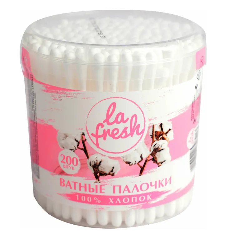 La fresh Ватные палочки, ватные палочки, 200 шт.