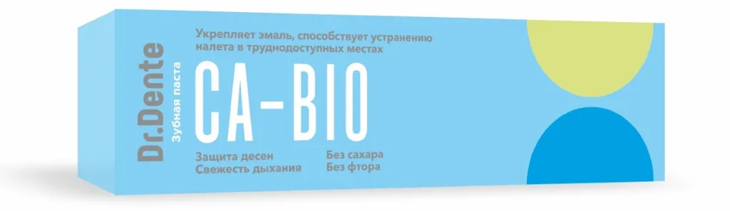 Dr. Dente Зубная паста Ca-Bio, паста зубная, 130 г, 1 шт.