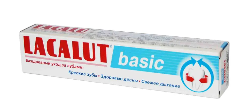 Lacalut Basic Зубная паста, паста зубная, 75 мл, 1 шт.