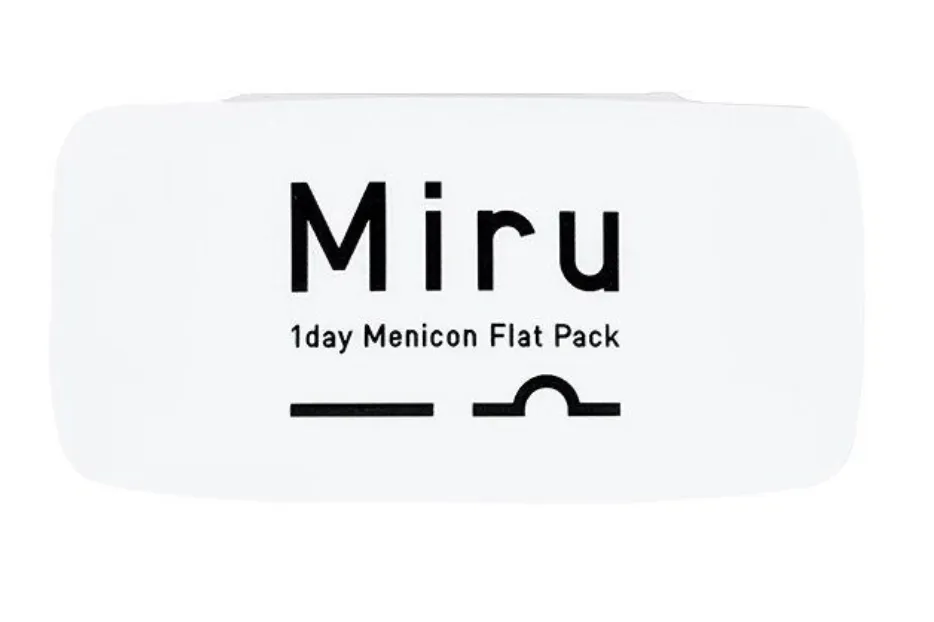 Miru 1day Flat Pack Menicon Линзы контактные однодневные мягкие, BC=8,6 d=14,2, D(-4.50), 30 шт.