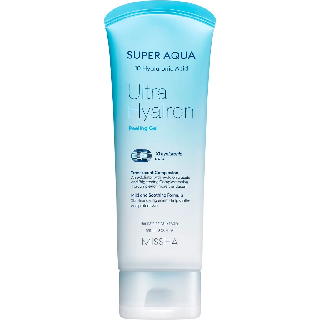 Missha Гель-скатка Super Aqua Ultra Hyalron, гель для лица, для всех типов кожи, 100 мл, 1 шт.