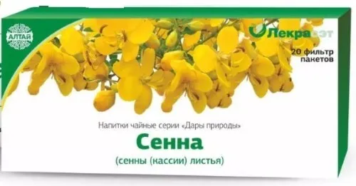 Сенна (кассия) Лекра-Сэт, фиточай, 1.5 г, 20 шт.