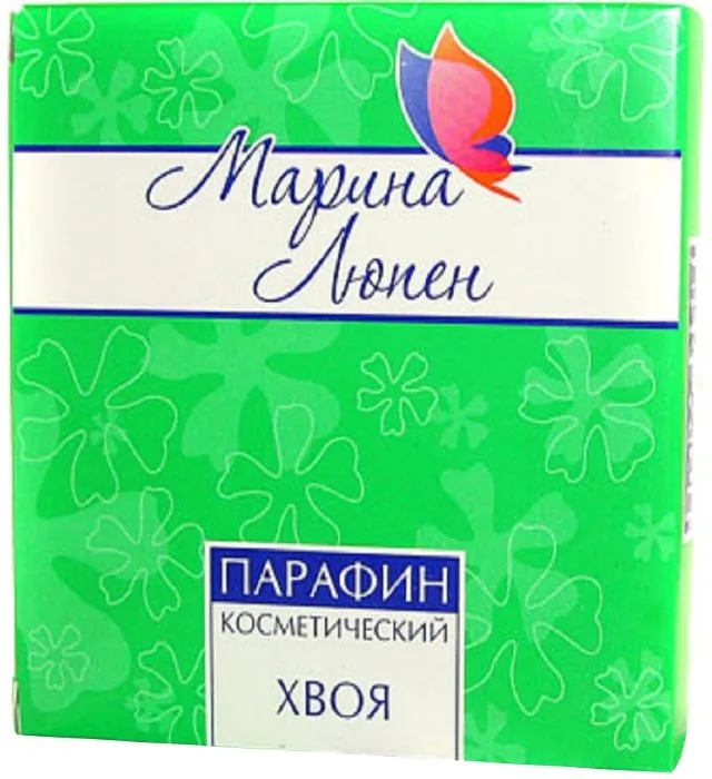 Парафин косметический Марина Люпен с хвоей, субстанция-пластинки, 250 г, 1 шт.