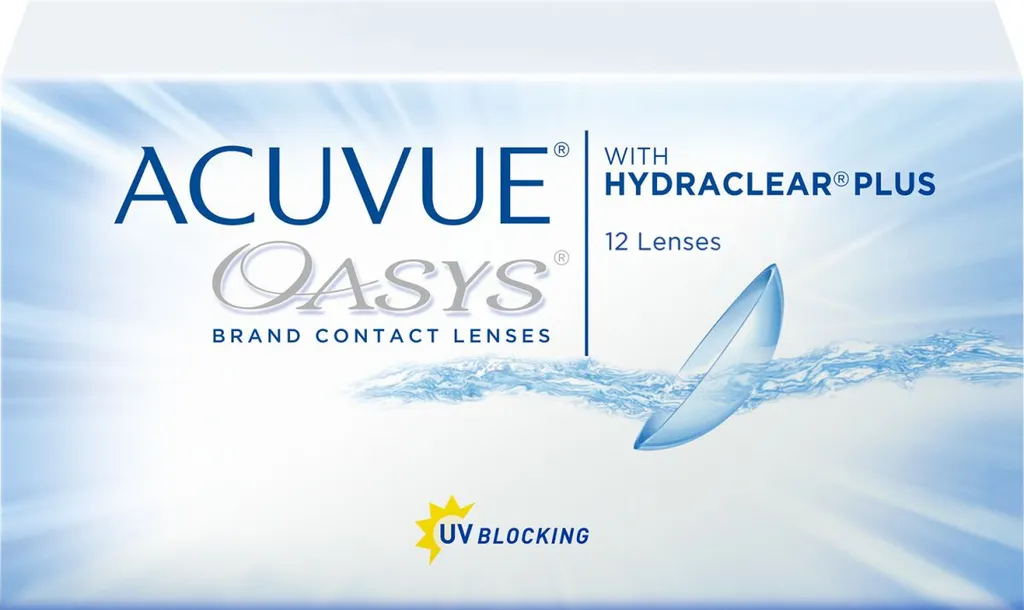 Acuvue Oasys Линзы контактные Двухнедельные, BC=8,4 d=14,0, D(-2.50), стерильно, 12 шт.