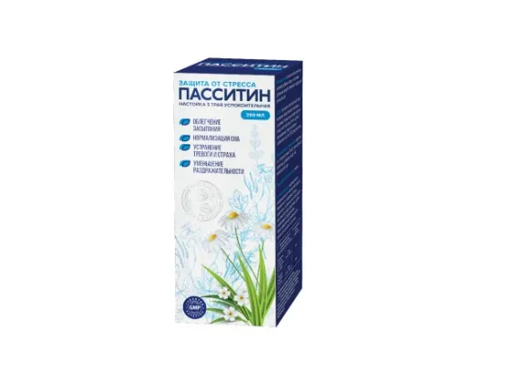 Пасситин Настойка успокоительная 5 трав, 250 мл, 1 шт.