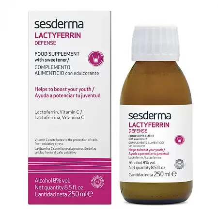 Sesderma Lactyferrin Defense раствор, раствор для приема внутрь, 250 мл, 1 шт.