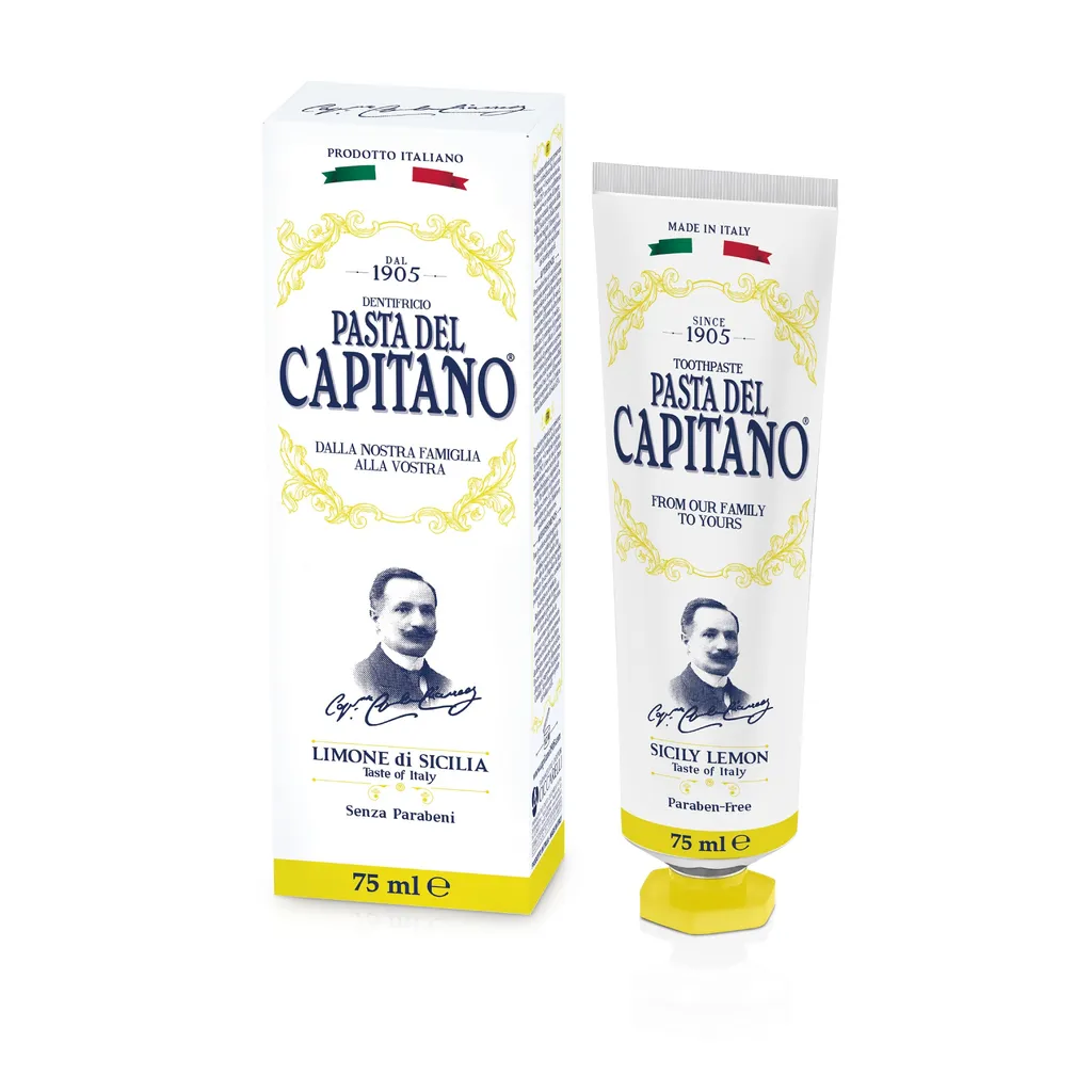 Pasta del Capitano Паста зубная Сицилийский лимон, паста зубная, 75 мл, 1 шт.