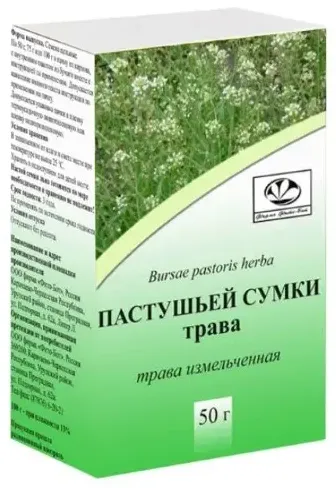 Пастушьей сумки трава, сырье растительное-порошок, 50 г, 1 шт., Фито-Бот