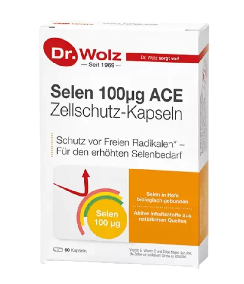 Dr.Wolz Selen ACE 100 mg, капсулы, 60 шт.