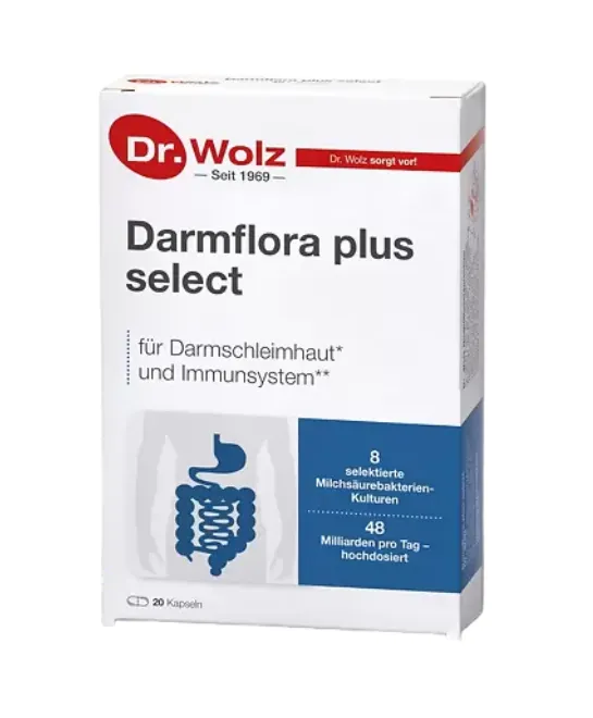 Dr.Wolz Darmflora plus select intensiv, капсулы, 20 шт.