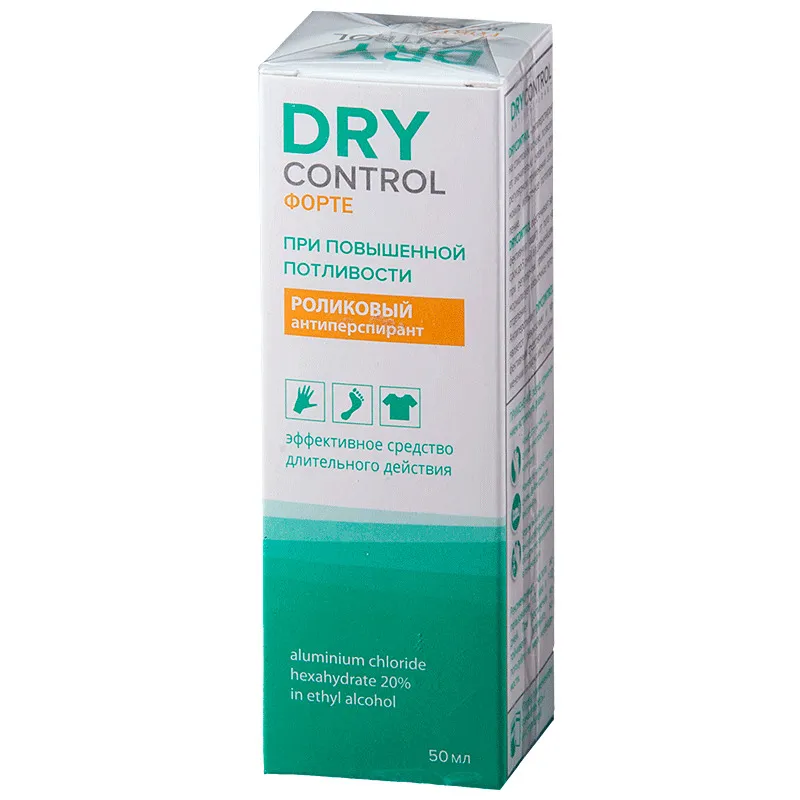 Dry Control Forte роликовый антиперспирант 20%, 50 мл, 1 шт.